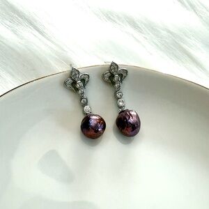 Edison Raw Pearl Earrings